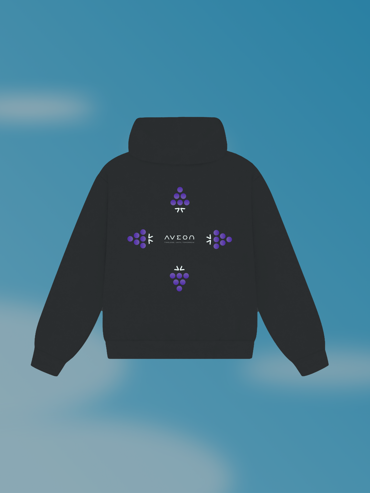 Grape Black Hoodie